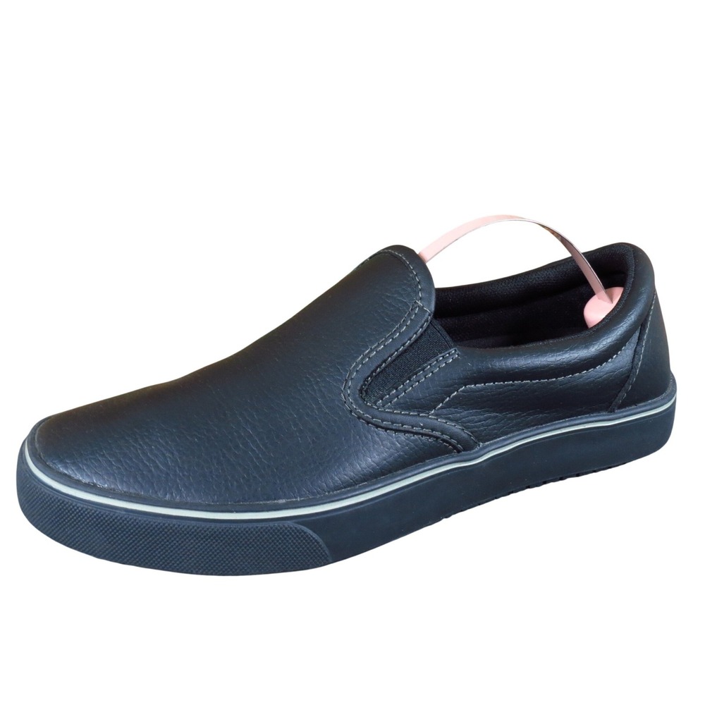 Tredsafe Ric Women Casual Shoe Size 6 Wide Work‎ Slip-Resistant Black Leather